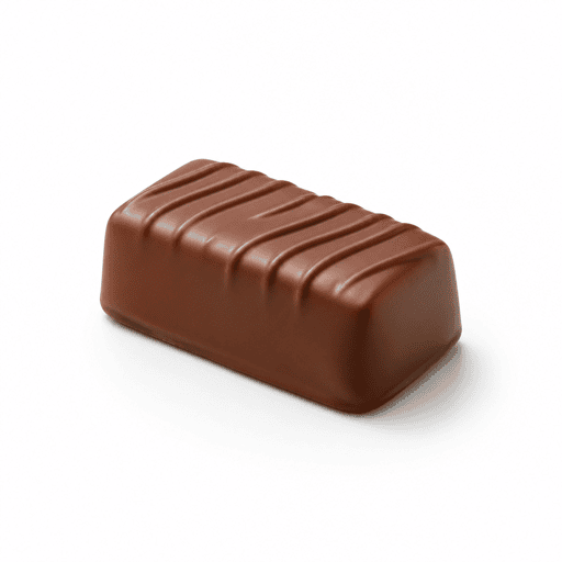 Chocolat au lait fourré au praliné