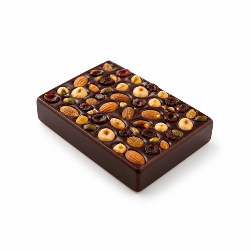 Chocolat noir aux fruits secs