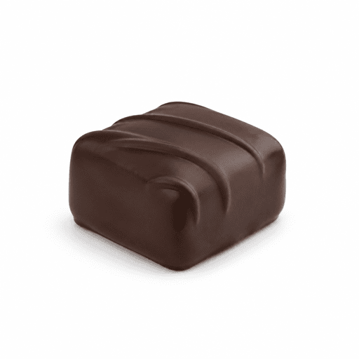 Chocolat noir fourrage confiseur à la menthe