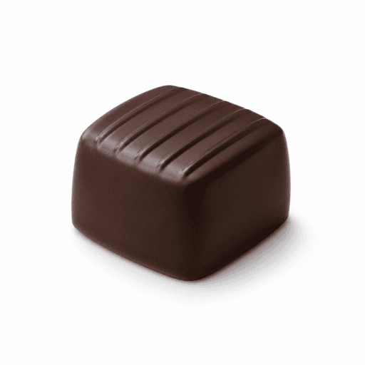 Chocolat noir fourré praliné