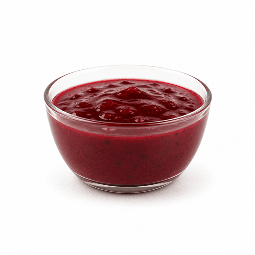 Coulis de fruits rouges