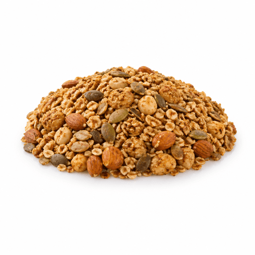 Muesli croustillant aux fruits à coque et/ou graines uniquement
