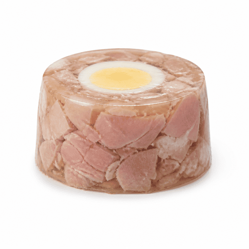 Oeuf au jambon en gelée