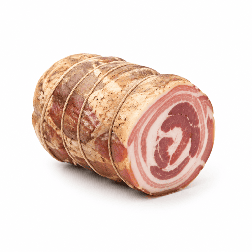 Pancetta ou poitrine roulée sèche