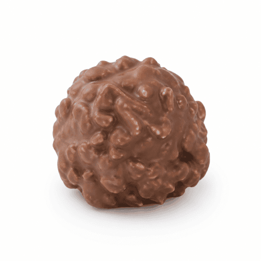 Rocher chocolat fourré praliné