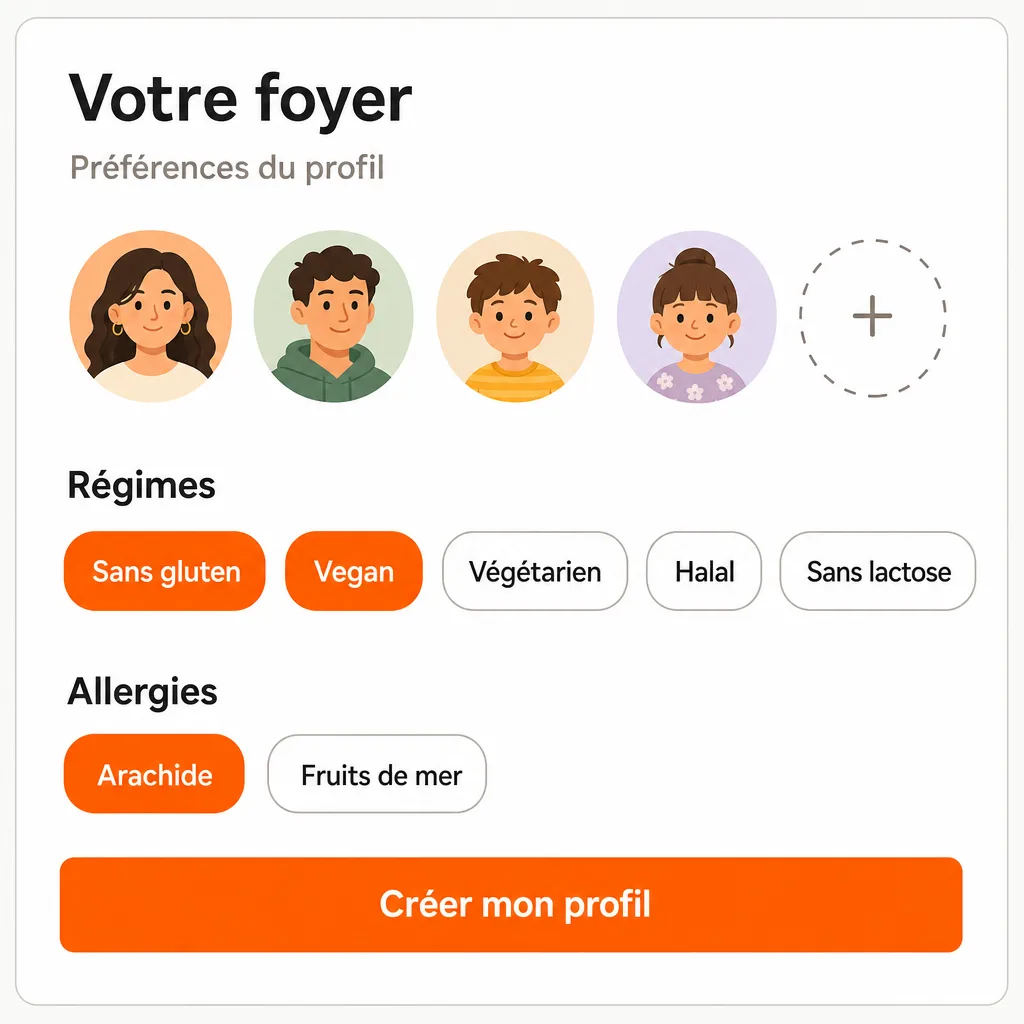 Dites-nous qui mange à votre table
