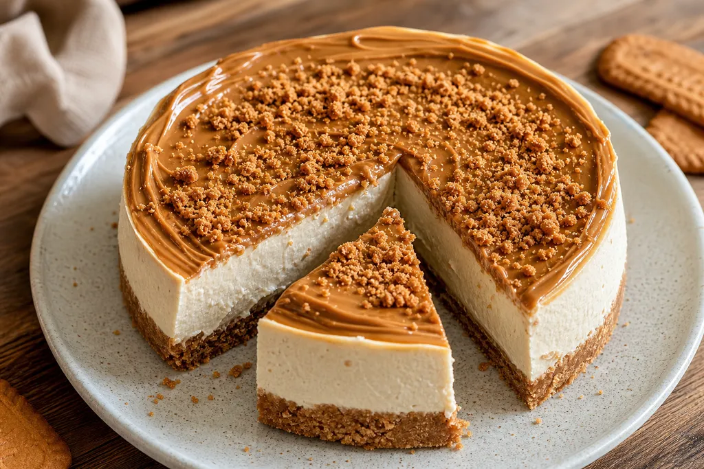 Cheesecake au Spéculoos