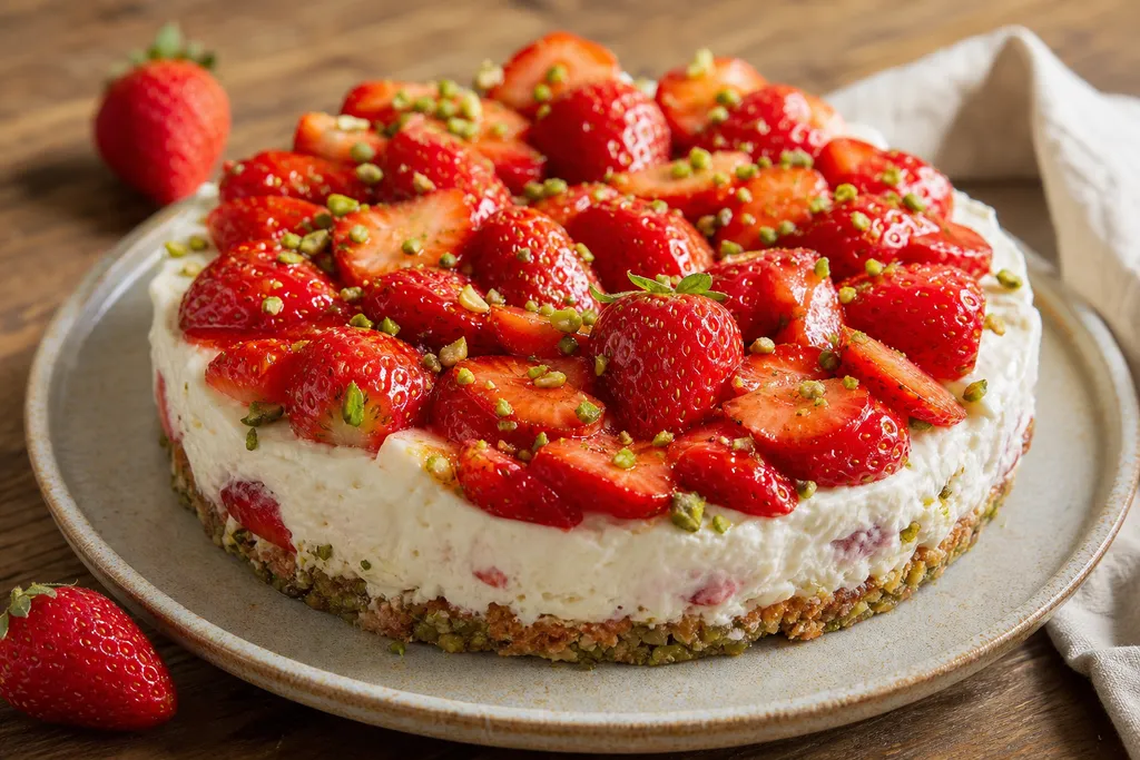 Cheesecake aux Fraises