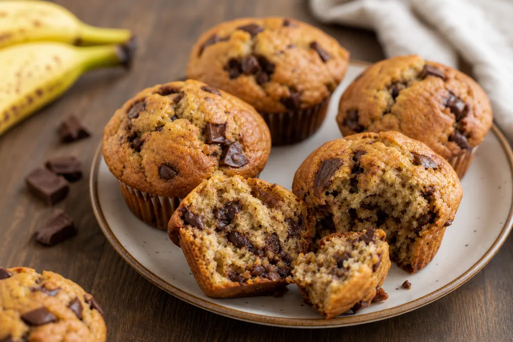 Muffin Banane et Chocolat