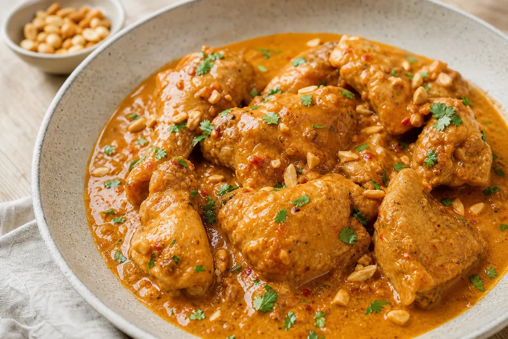 Poulet au Beurre de Cacahuète