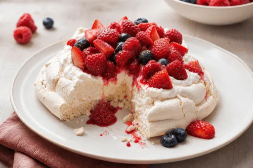 Pavlova aux Fruits Rouges