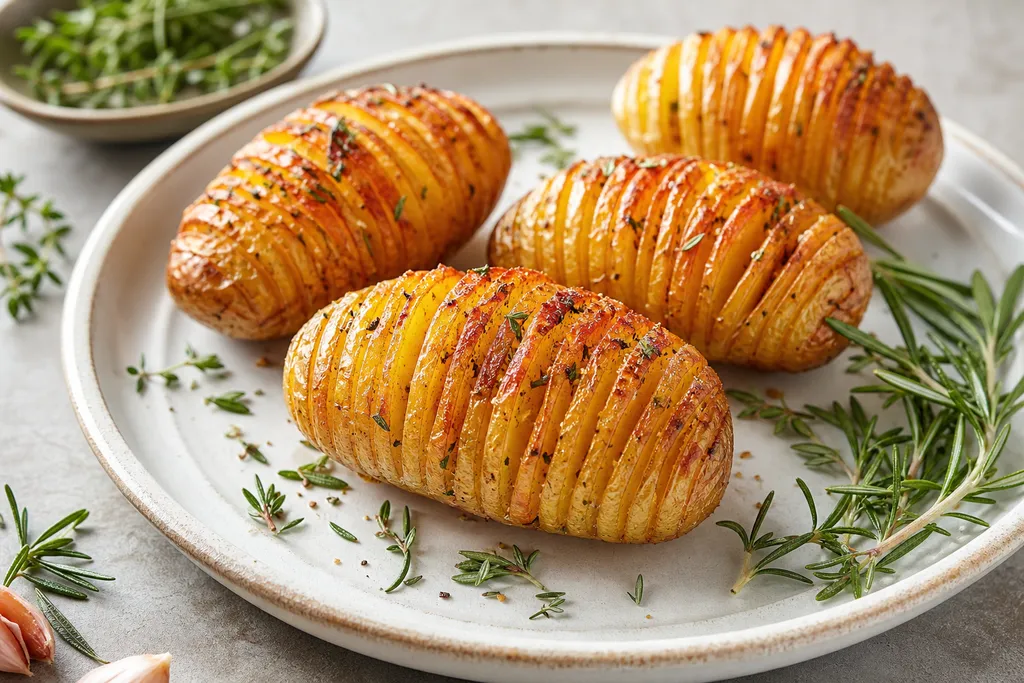 Pommes de Terre Hasselback
