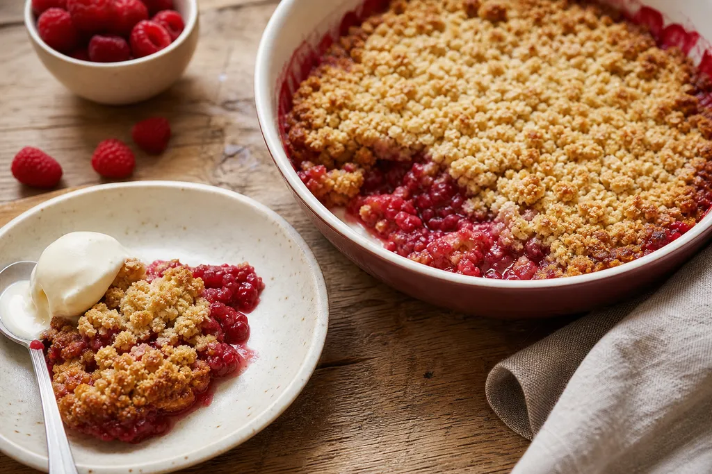 Crumble à la Framboise