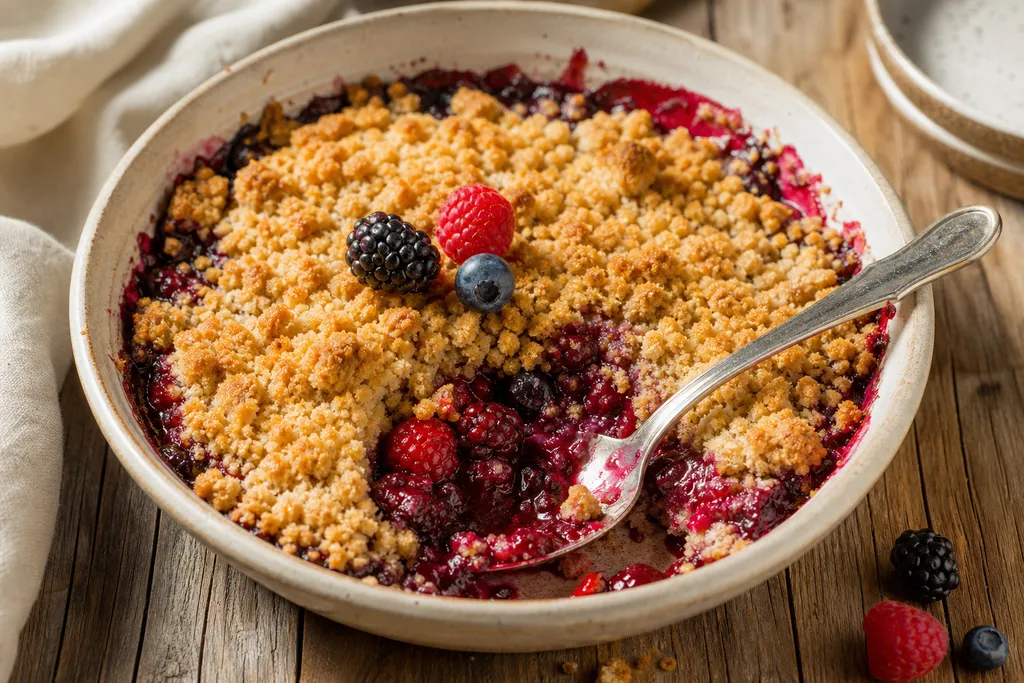 Crumble aux Fruits Rouges