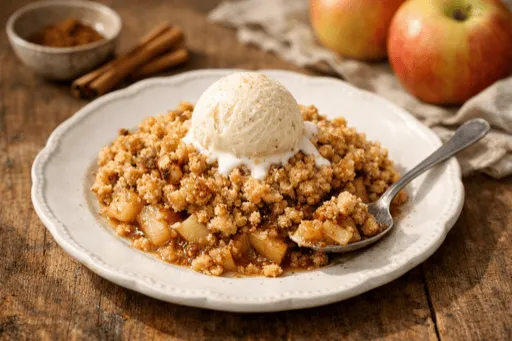 Crumble aux Pommes