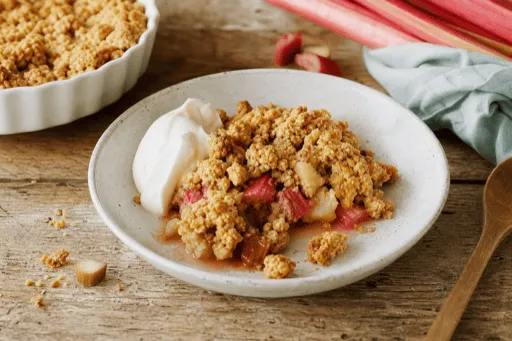 Crumble à la Rhubarbe