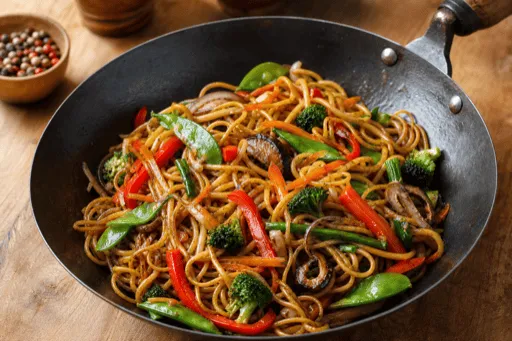 Nouilles Chinoises aux Légumes