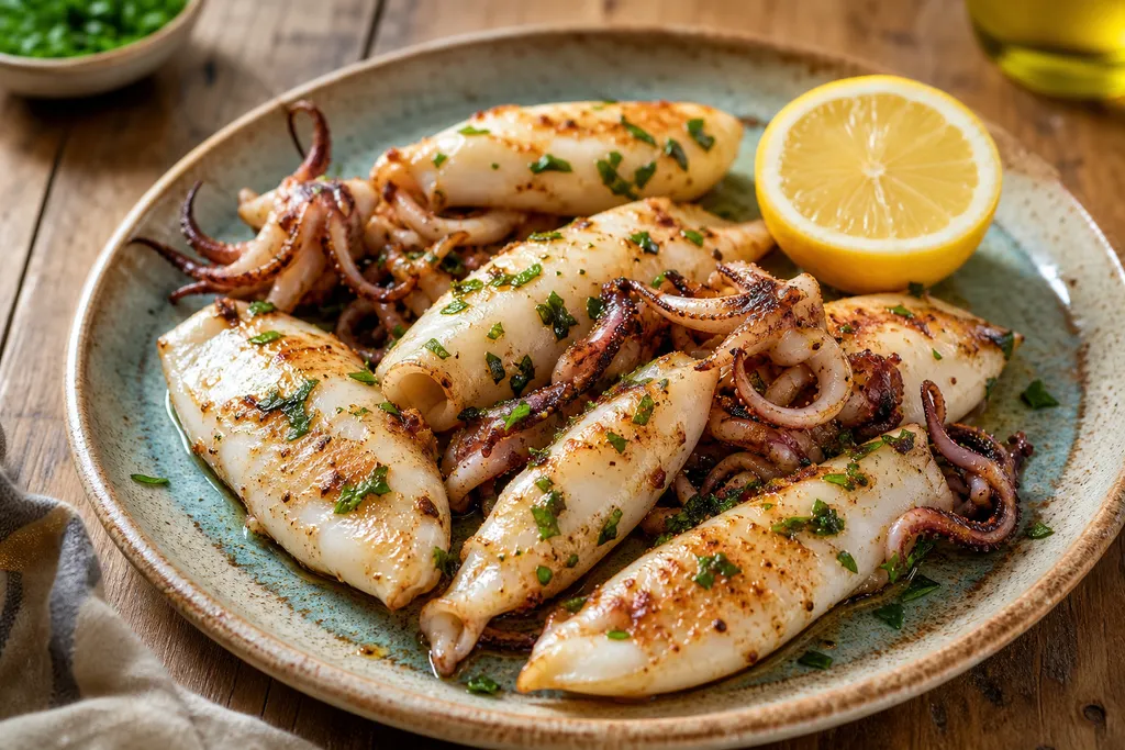 Calamars à la Plancha