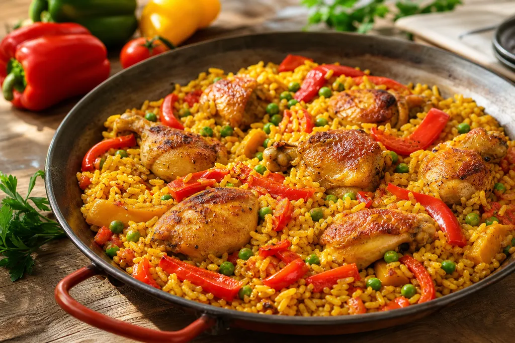 Paella au Poulet