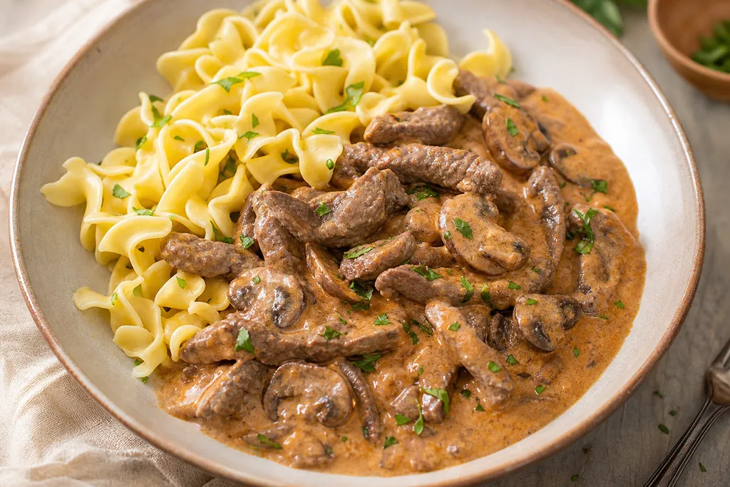 Bœuf Stroganoff