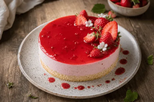 Bavarois à la Fraise