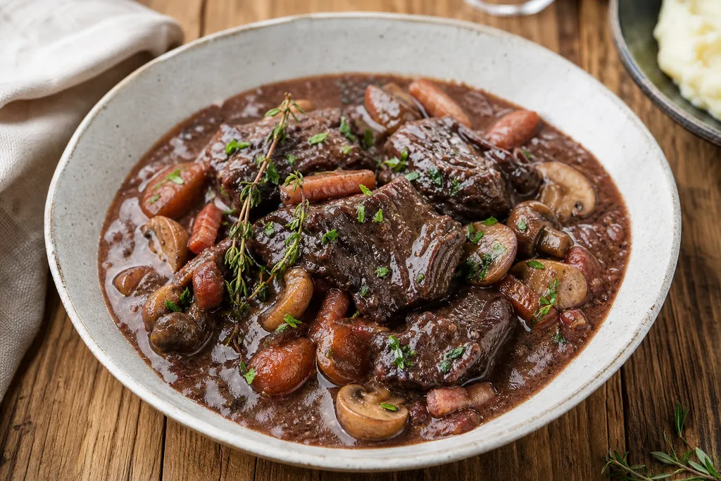 Bourguignon de Joue de Bœuf