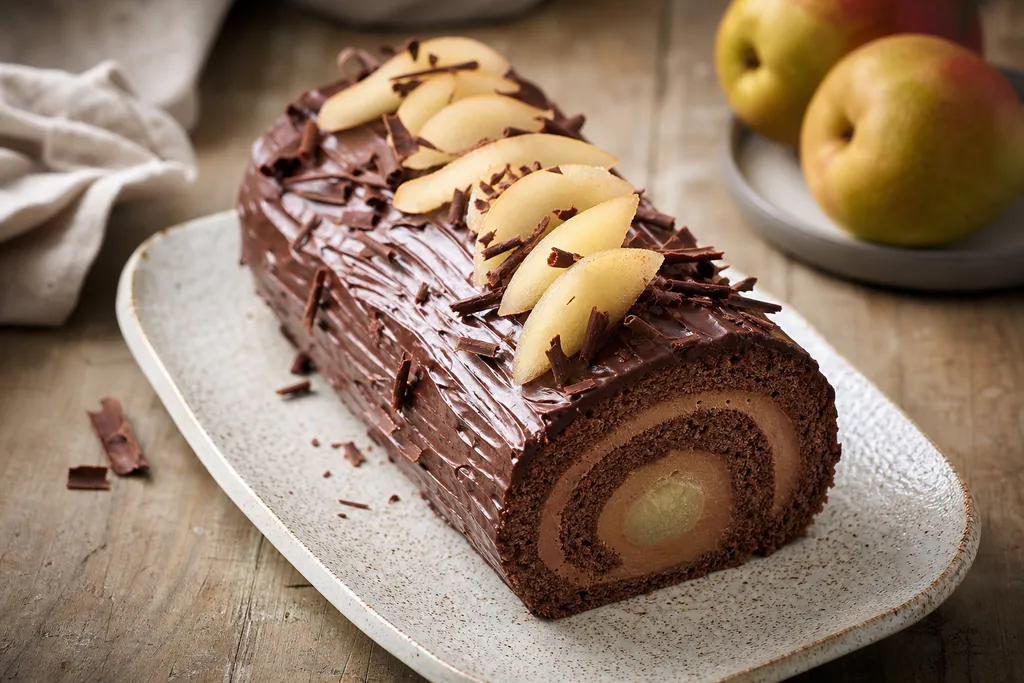 Bûche Chocolat Poire