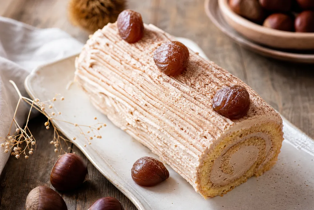 Bûche à la Crème de Marrons