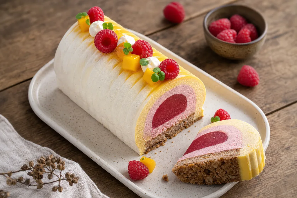 Bûche de Noël Mousse de Fruits