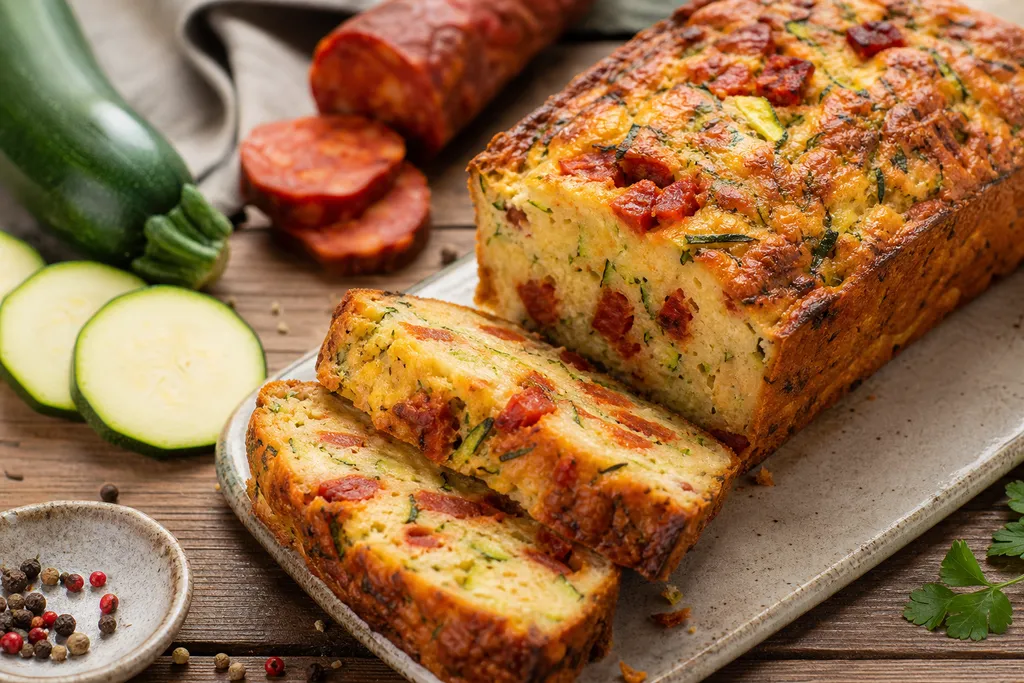 Cake Courgette et Chorizo
