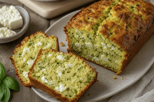 Cake Courgette Feta
