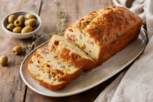 Cake aux Olives et Lardons