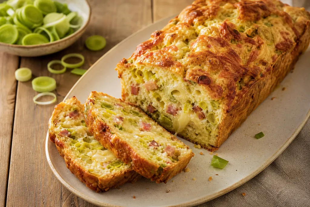 Cake aux Poireaux