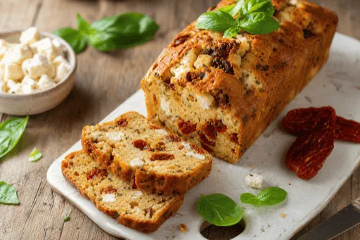 Cake aux Tomates Séchées et Feta