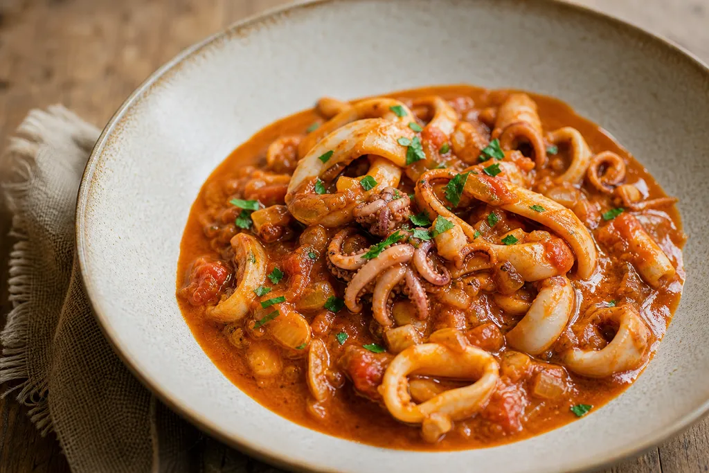 Calamars à l'Armoricaine