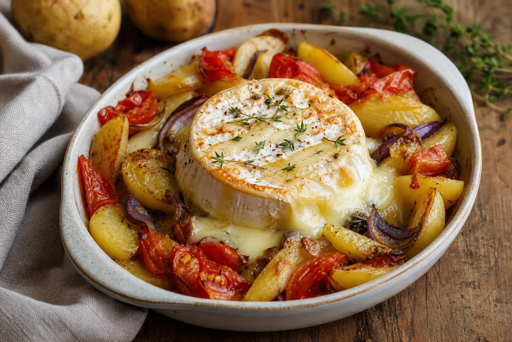 Camembert au Four avec Pomme de Terre
