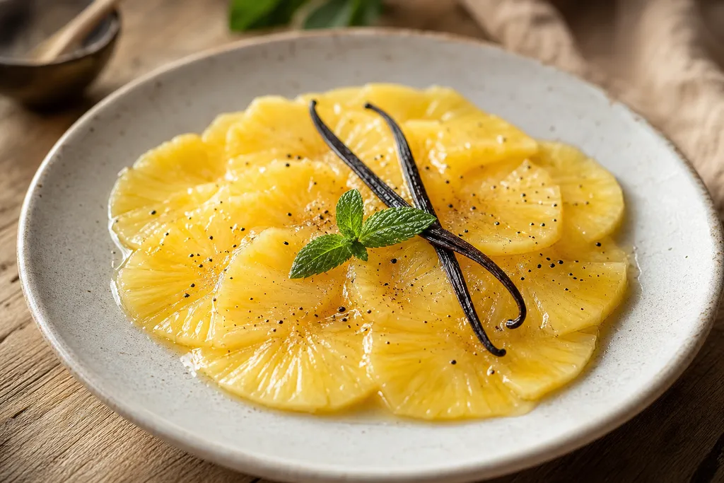 Carpaccio d'Ananas