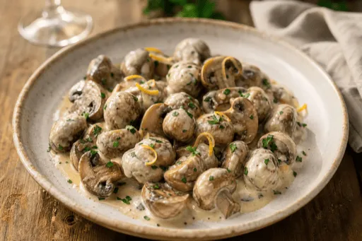 Champignons à la Crème