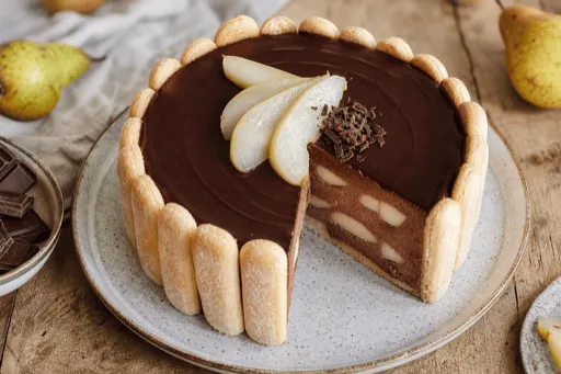 Charlotte Poire Chocolat