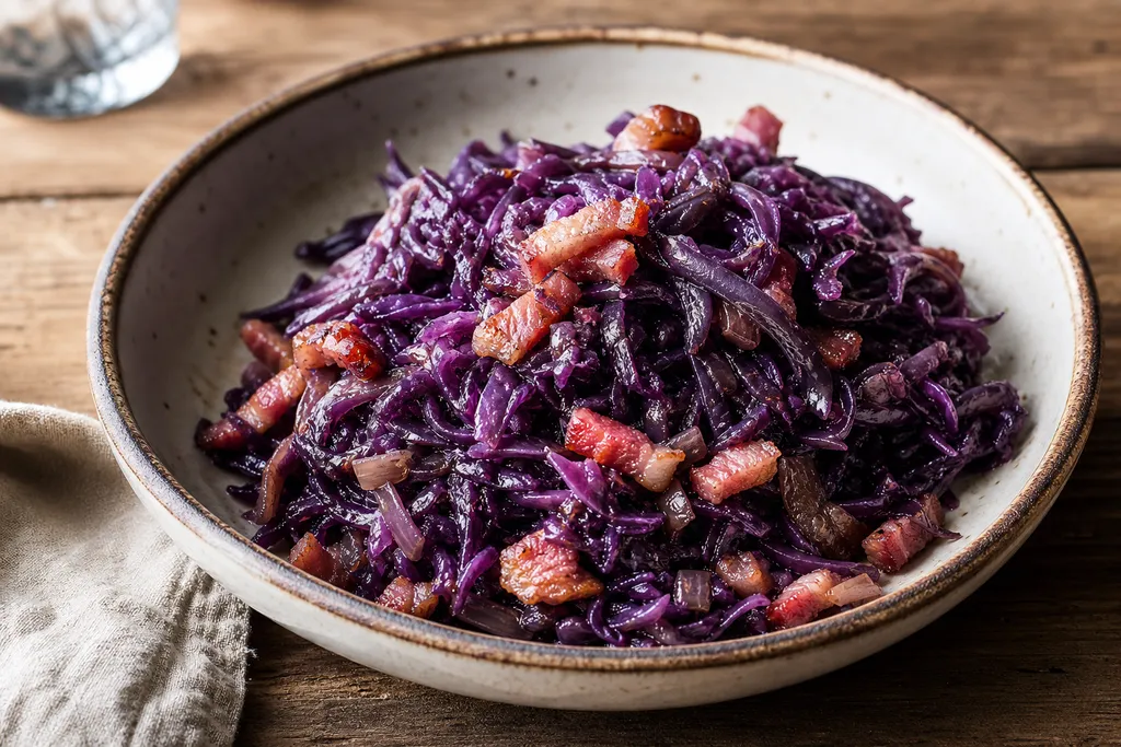Chou Rouge aux Lardons