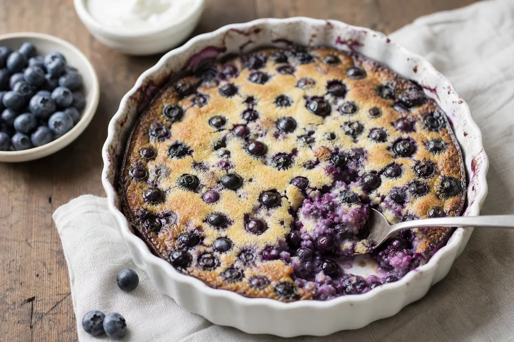 Clafoutis aux Myrtilles