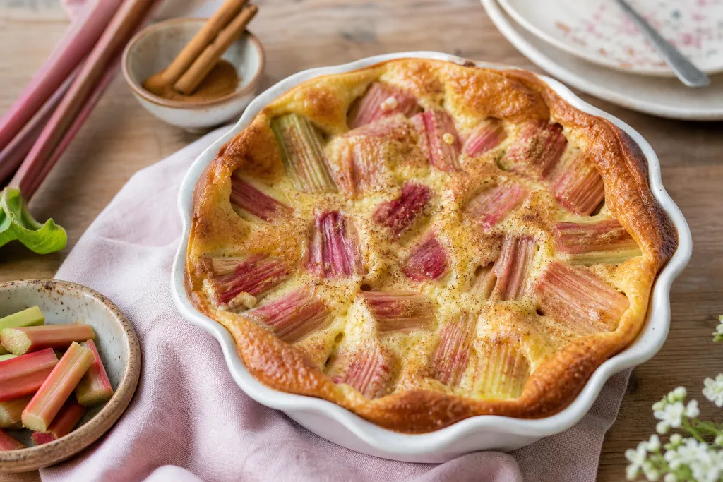 Clafoutis à la Rhubarbe