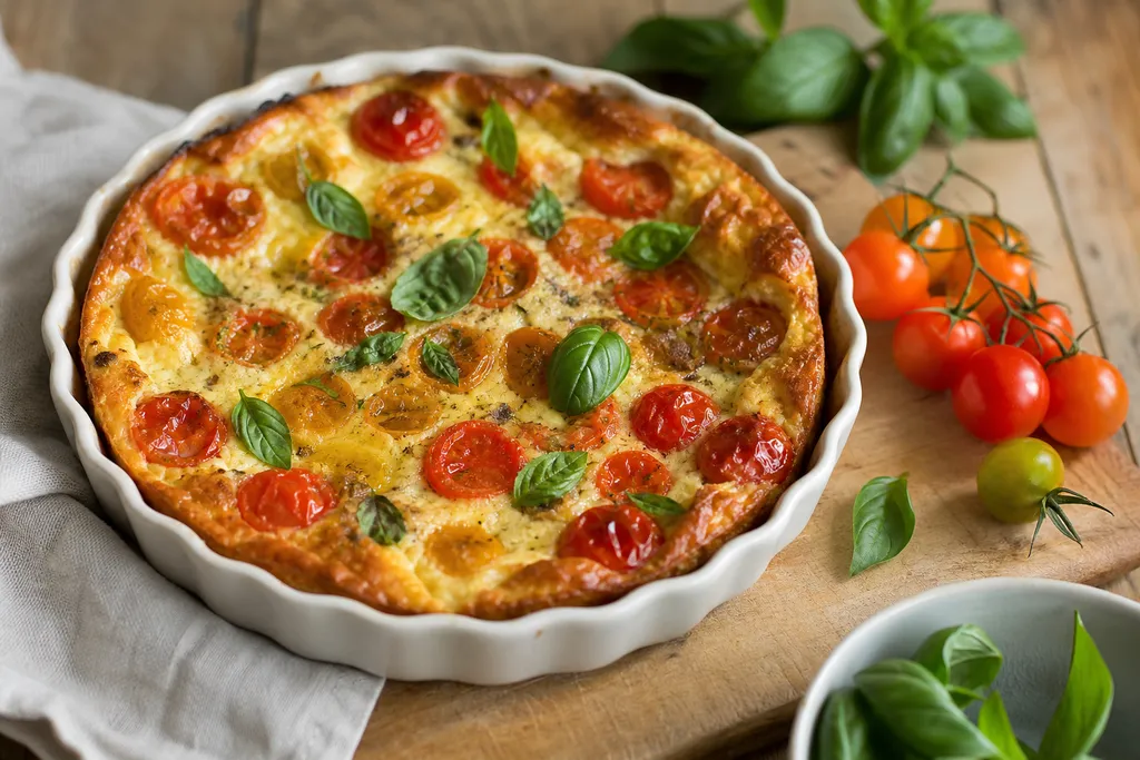 Clafoutis Tomate Cerise