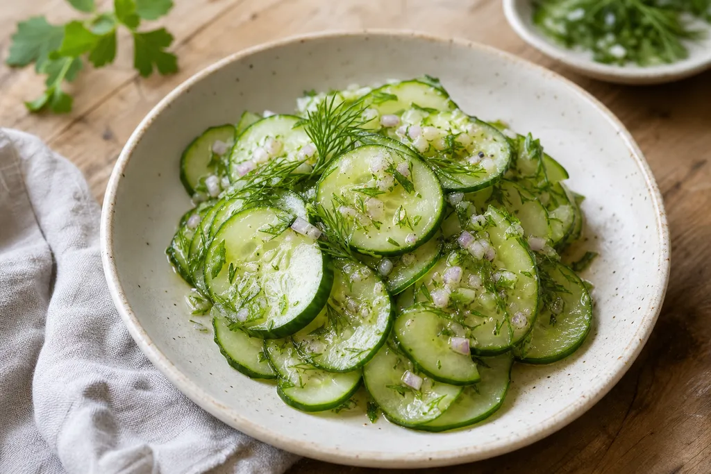 Concombre Vinaigrette