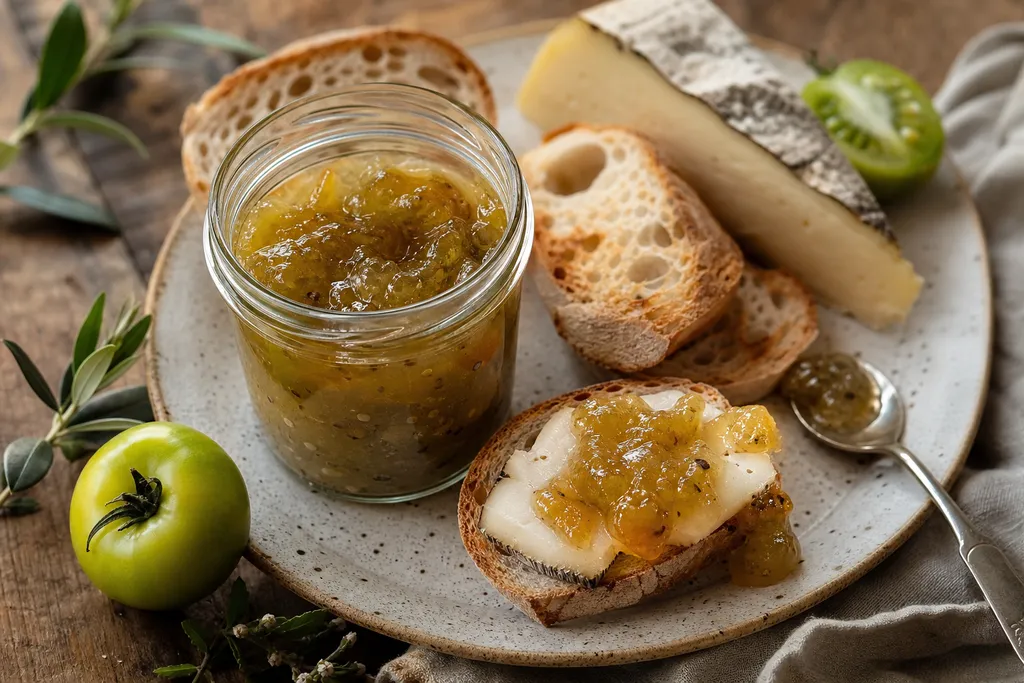 Confiture de Tomates Vertes