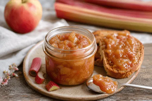 Confiture Pomme-Rhubarbe