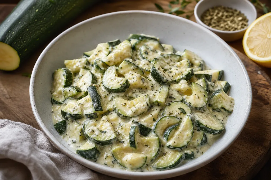 Courgette à la Crème