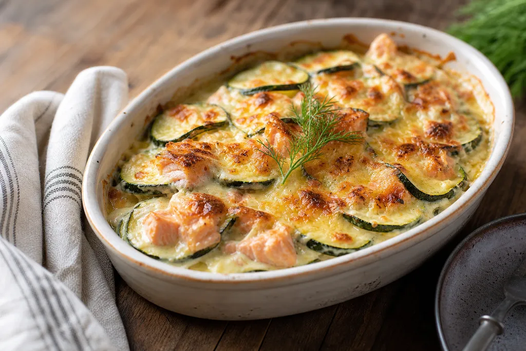 Courgettes au Saumon