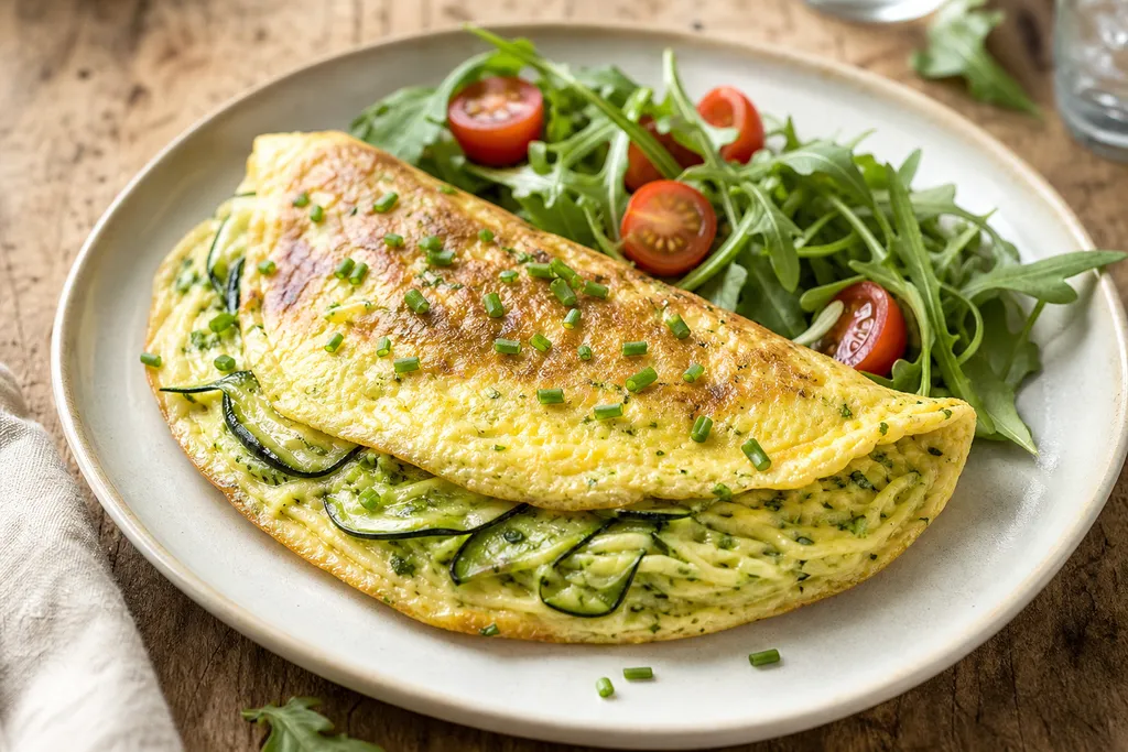 Omelette aux Courgettes