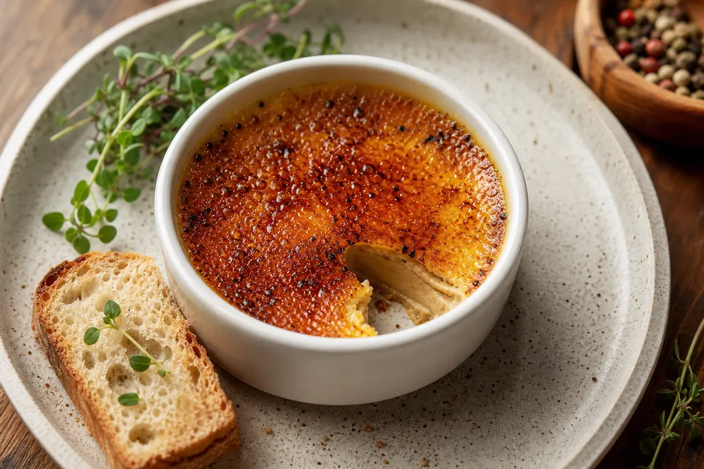 Crème Brûlée au Foie Gras
